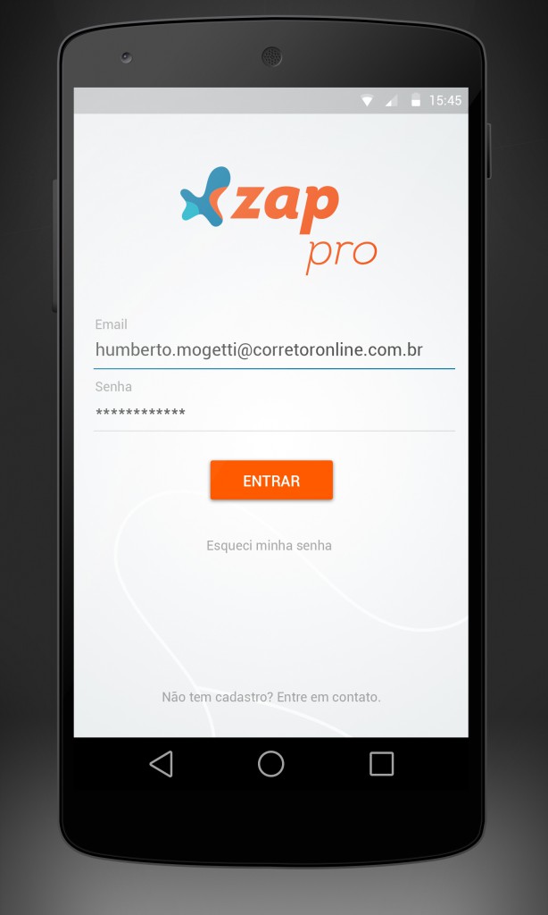 ZAP---app-corretor---android---LOGIN