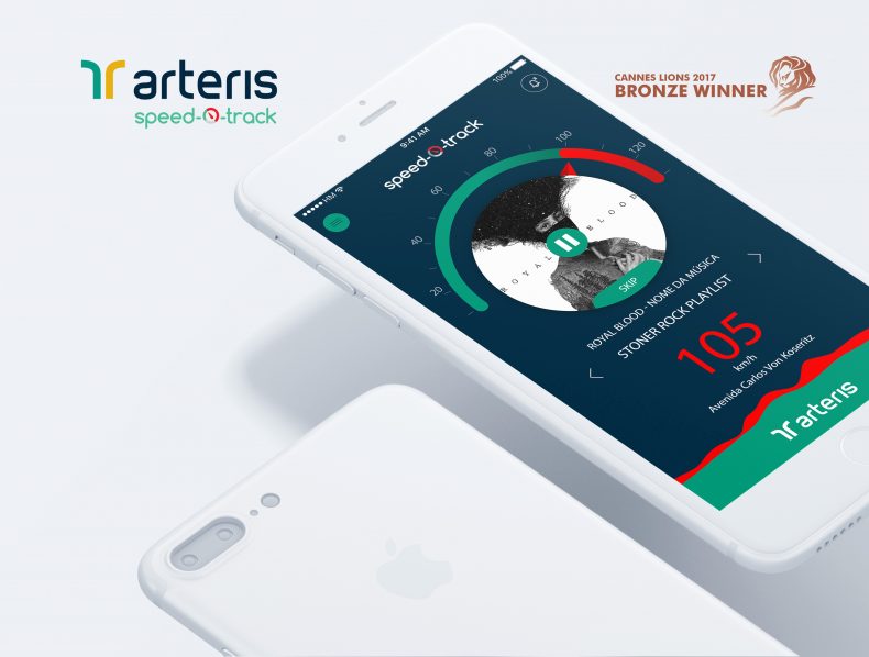 Arteris Speed-o-Track – UX/UI Direction – Cannes Lions Bronze